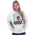 thumbnail image 4 of Cute NASA Worm Logo Mars Astronaut Hoodie Sweatshirt Women Men Brisco Brands M, 4 of 6