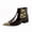 Red, variant on Men's Metal Toe Cap Chelsea Boots, Pointed Toe Ankle Boots, Formal Dress Boots Punk Rock Style Pointed Toe Boots
