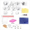 thumbnail image 2 of 364PCS Polymer Clay Cutters DIY Clay Earring Cutters Set for Polymer Clay Jewelry Making Kits with Different Sizes and Irregular Shape Cutters and Earring Accessories for Beginners, 2 of 11