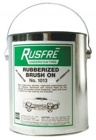 Rusfre RUS-1013 LP Black, Brush-on Rubberized Undercoating, 1 gal