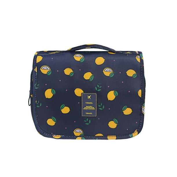 Injueey Bolsa de almacenamiento Saco de maquillaje Bolsa de Mano de obra fina Multicolor Suministros de viaje multipropósito de larga duración Almacenamiento y organización del hogar Negro Injueey HA077537-05