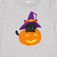 thumbnail image 4 of Inktastic Halloween Cat, Black Cat, Witch Hat, Pumpkin Boys or Girls Baby T-Shirt, 4 of 5