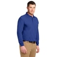 thumbnail image 4 of Port Authority Men's Silk Touch Long Sleeve Polo Shirt, 4 of 6