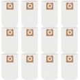 thumbnail image 1 of 12 Pack Replacement Bags for Ridgid VF3502 - High Efficiency Dust 12-16 Gallon Vacuum Cleaner 23743 and 12Pack, 1 of 5