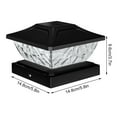 thumbnail image 5 of Outdoor Solar LED Pillar Lights - Weather-Resistant Glass Garden Post Lamps, Courtyard/Pathway Decorative Lighting for Home & Garden, 5 of 8