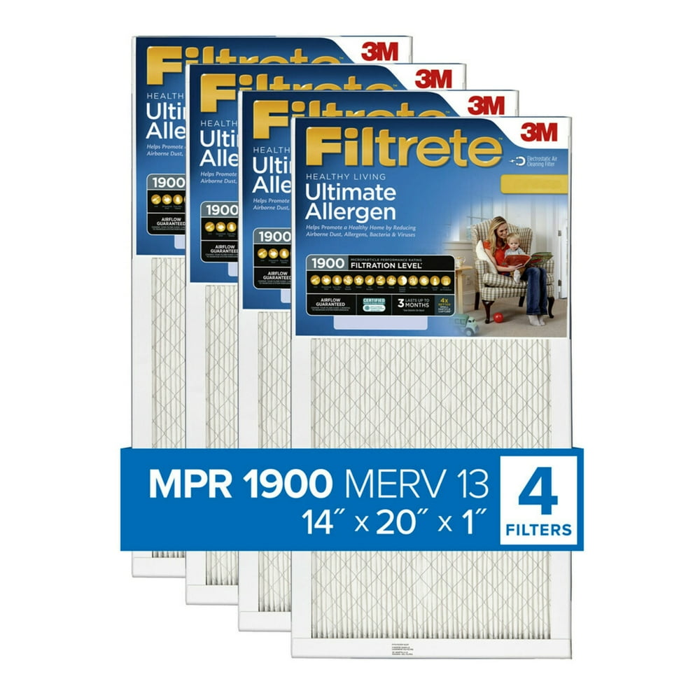 Filtrete 14x20x1, Healthy Living Ultimate Allergen Reduction HVAC