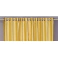 thumbnail image 2 of Yellow Ring Grommet Top  Velvet Curtain Drape Panel   - 43W x 108L - Piece, 2 of 2