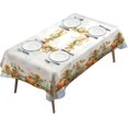 thumbnail image 1 of Fall Thanksgiving Rectangular Tablecloth x (xcm) Wipe Clean Pumpkin Table Cover for Family Gatherings Holiday Dinners Home Kitchen Decor, 1 of 7