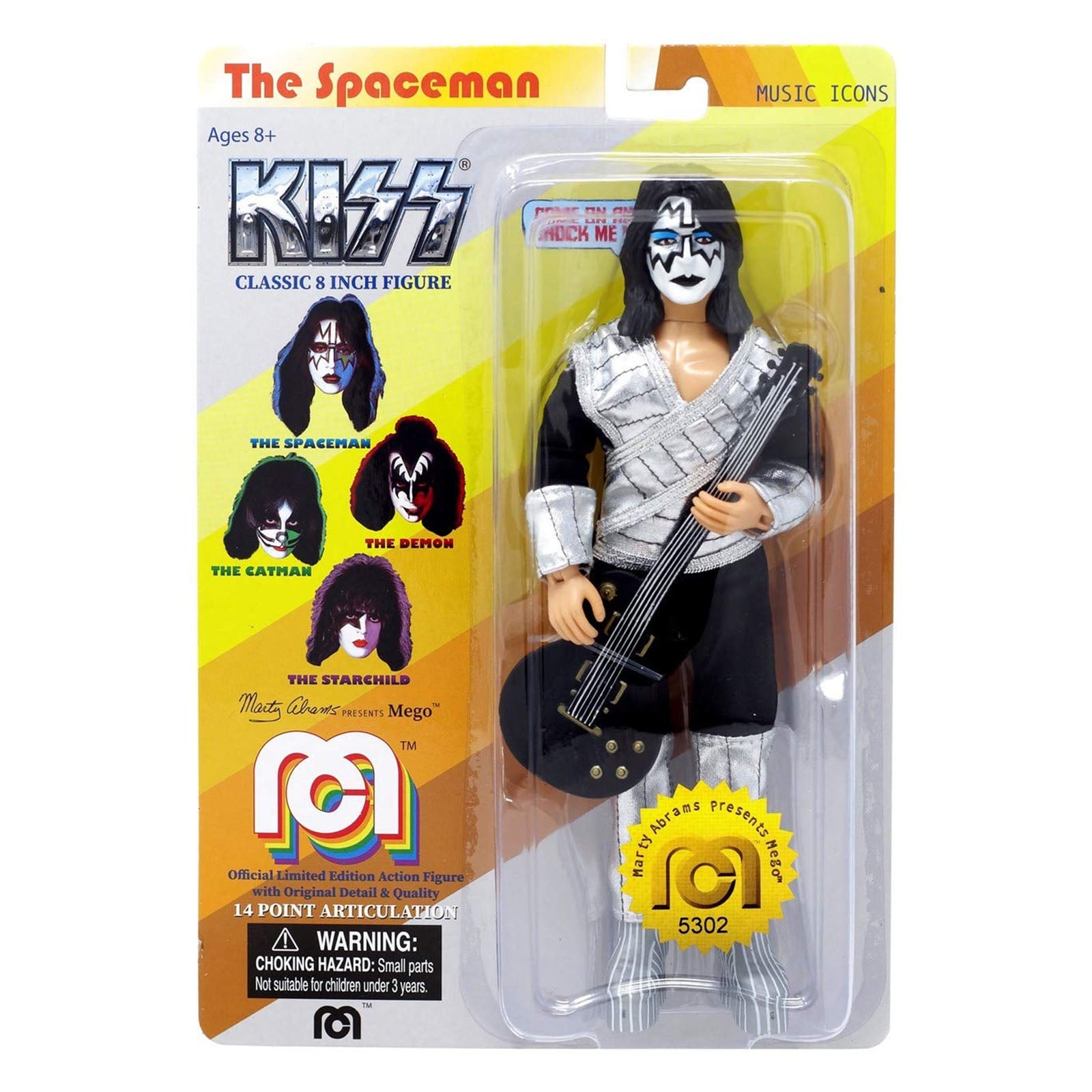Spaceman  2012 Series 2 KISS 12inch FTC retro mego action figures LOOSE 