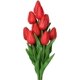 thumbnail image 1 of 10 Uds flor de simulación de tulipán-rojo Xemadio LRWJ462-3, 1 of 6