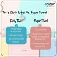 thumbnail image 6 of AMOUR INFINI Terry Dish Cloths Set of 8 Super Soft and Highly Absorbent Kitchen Dish Rags Premium Kitchen Dish Cloths for Washing Dishes (12x12 Inch - Brown), 6 of 6