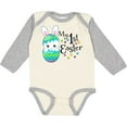 thumbnail image 3 of Inktastic My First Easter- Bunny in an Egg Boys or Girls Long Sleeve Baby Bodysuit, 3 of 5