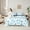 White Blue, variant on Manfei Country Leaves 7pcs Bedding Comforter Set,Rustic Plant Queen Bedding Sets,White Green Queen Sheet Sets For Men Women,Breathable Home Decor Reversible