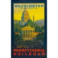 thumbnail image 2 of Pennsylvania Railroad Poster Promoting Travel To 'Washington History (18 x 24), 2 of 2
