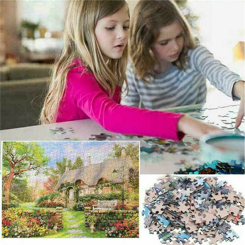 1000 piece England Cottage Jigsaw Puzzle Puzzles For Adults Kids  Education US 