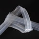 thumbnail image 4 of Uxcell 0.39''x0.47''x39.37'' barrera de puerta de vidrio sin marco tipo H, tira de sellado lateral inferior, plástico transparente 1 pieza, 4 of 4