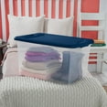 thumbnail image 5 of 6-Pack Large  Plastic Storage Bins with Lids, 64 Qt, Stackable Organizing Containers for Closet, Bathroom, Office, 5 of 8