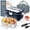 White+Navy blue, variant on Electric Lunch Box Food Warmer: 100W Heated Lunch Box for Adults, 1.8L Portable Fast Heating Lunchbox Food Heater for Car, Truck, Work, Travel, Lonchera Elctrica Porttil 12/24V/110-230V (Black)
