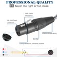thumbnail image 4 of Cable de interconexión JOLGOO XLR hembra a conector TRS de 6,35 mm, 1 m, 4 of 6