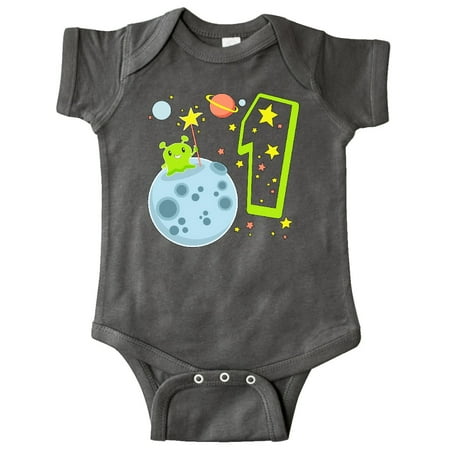 

Inktastic Cute First Birthday Alien in Space Gift Baby Boy or Baby Girl Bodysuit