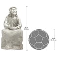 thumbnail image 7 of Design Toscano Jesus in the Garden of Gethsemane Religious Garden Statue, 23 Inch, Polyresin, Antique Stone, 7 of 7