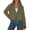 Army Green, variant on Cropped Trench Coat For Women Short Jacket,Soft Lightweight Coats, Lapel Double Breasted, Long Sleeve Loose Fit, Casual Work Office Jackets, Fall Winter Outwear
