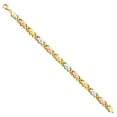 thumbnail image 1 of 14K 3C  Stampato Bracelet - 7.5", 1 of 1