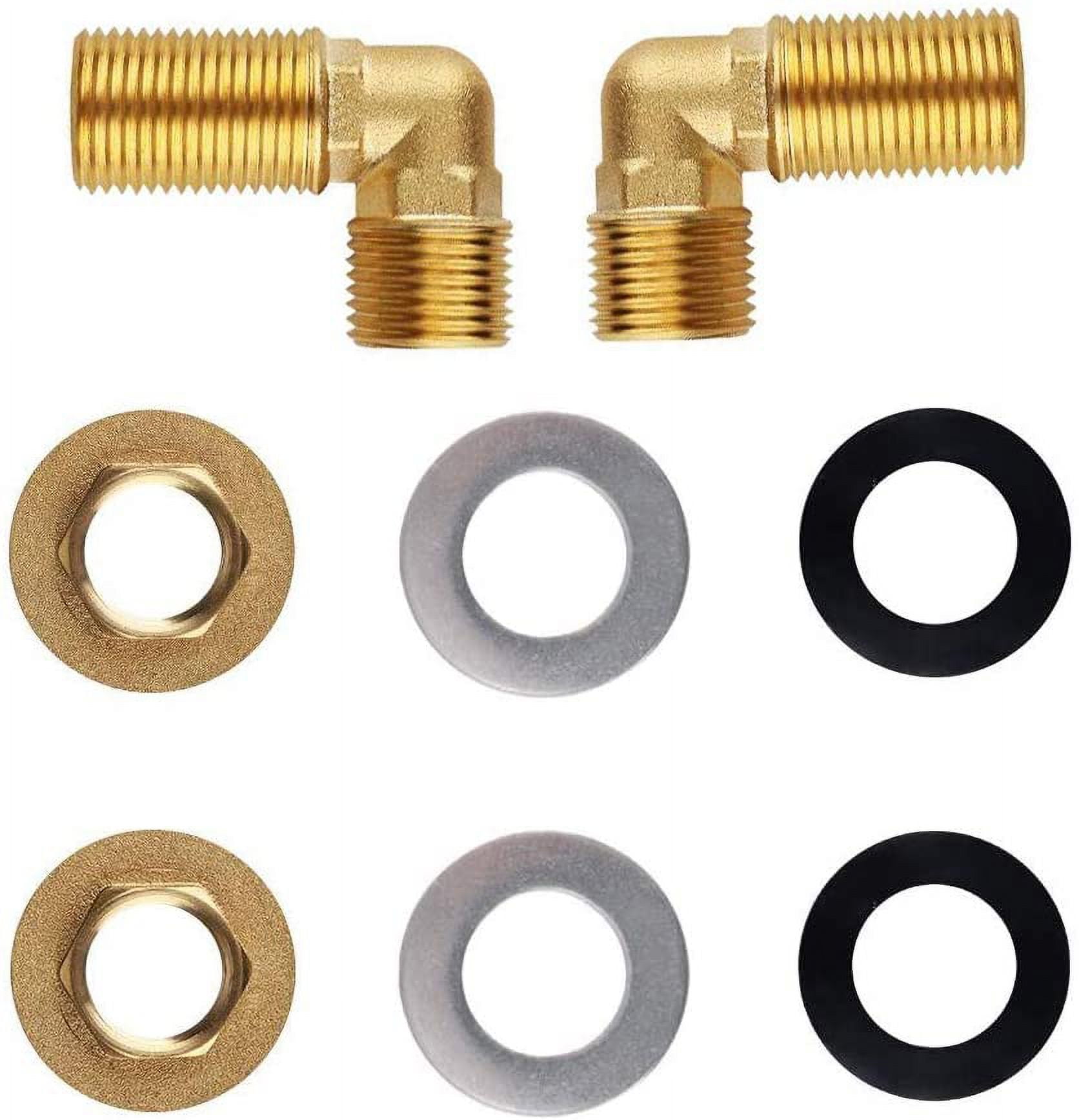 RVKXHD Commercial Wall Mount Faucet Installation Kit, Wall Mount Kitchen Faucet Backsplash Mount Set for Stainless Steel Commercial Kitchen Prep & Utility Sink (2.08*0.78*0.78 Inch)