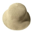thumbnail image 5 of SikaFu Cotton And Linen Sun Hat, Fisherman Hat, Female Knitted Basin Hat, Sun Hat, Foldable Artistic Top Hat, Summer, 5 of 9