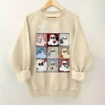 thumbnail image 2 of Aboser Womens Spooky Casual Sweatshirt Pullover Long Sleeve Tunics Going Out Cute Tops Lightweight Soft Round Neck Sweatshirts, 2 of 5