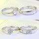 thumbnail image 4 of Anillos para mujer, regalos para mujer, anillos de pareja con piedras preciosas, anillos de tamaño ajustable, anillos elegantes para hombre y mujer, regalos para situaciones especiales, anillos con pi, 4 of 5