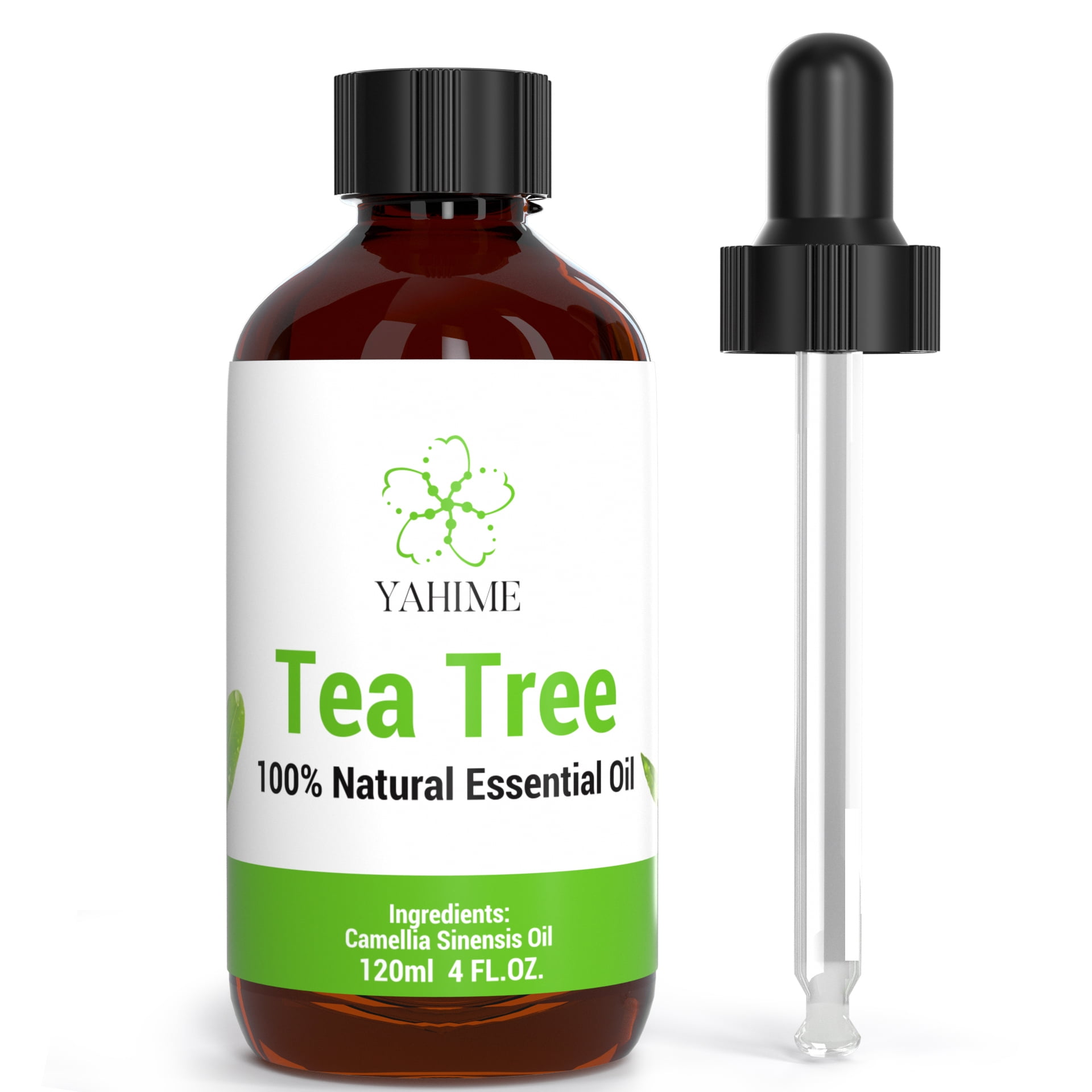 ASAKUKI Tea Tree Essential Oil for Skin, Aromatherapy Oil for Diffuser with a Dropper, 120 ml