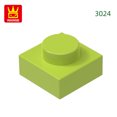 thumbnail image 1 of 588Pcs/Lot 3024 1x1 Short 1-Hole Building Blocks Classic Base Parts Compatible with Bricks Children Toys Assembly Gift Box 51.Lime about 588pcs, 1 of 6