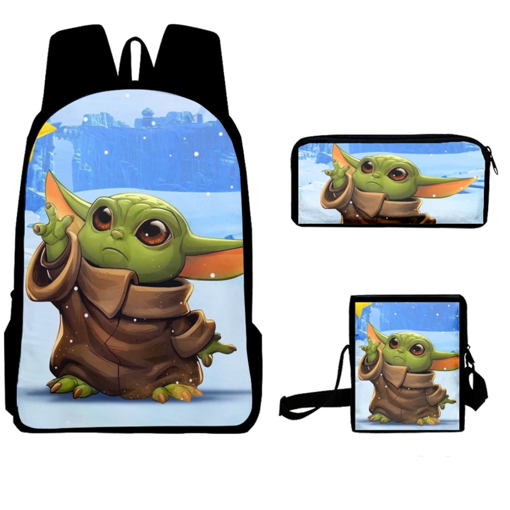 Baby Yoda 3D Printed Backpacks for School Teenagers Girls Baby Yoda