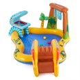 thumbnail image 3 of Intex Inflatable Dinosaur Play Center Outdoor Playhouse Inflatable Water Park with Kid Pool Slide, Water Sprayer, Waterfall, and 6 Balls, Multicolor, 3 of 10