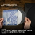 thumbnail image 2 of Big Fudge 7-Inch Vinyl Record Inner Sleeves 100 Pack – Heavyweight Acid-Free Paper Album Covers with Round Corners for LPs & Singles, 2 of 6