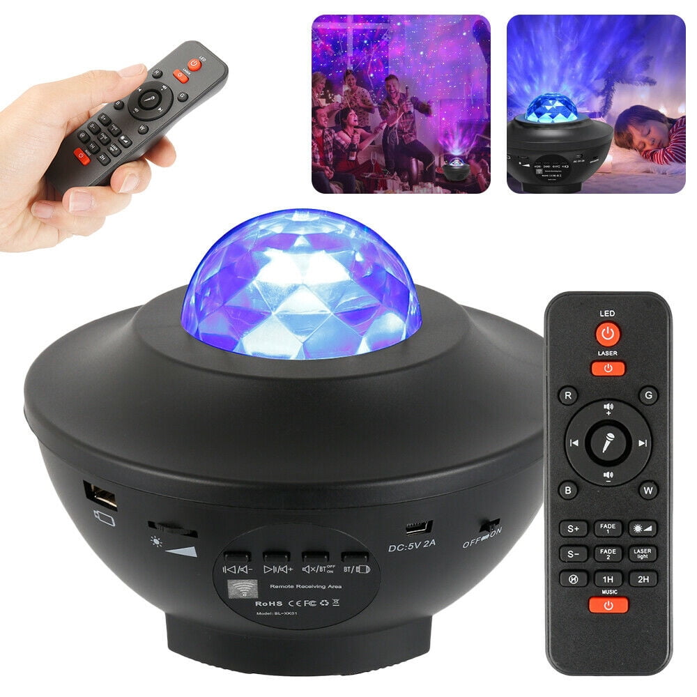 Star Projector Night Light, Colorful LED Music Sky Light Projection