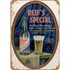 10 x 14 METAL SIGN - 1902 Reif's Special Non-Alcoholic Beer - Vintage Rusty Look