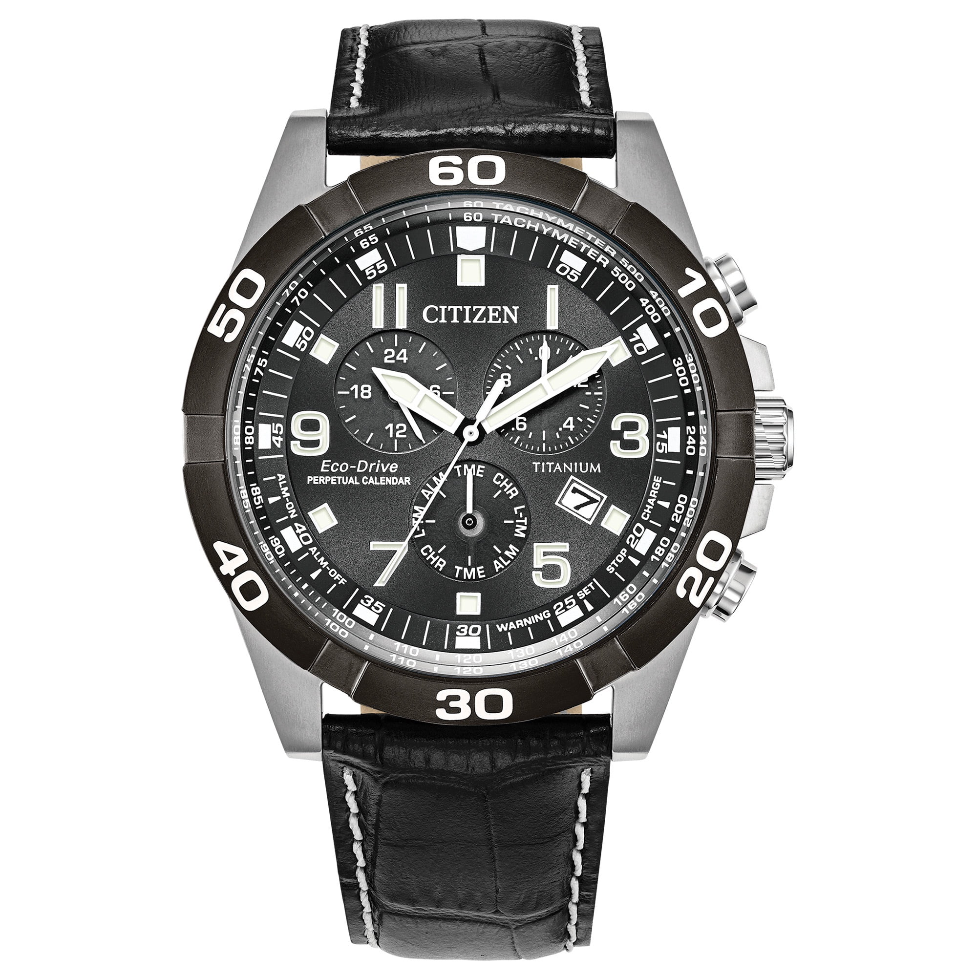 Citizen titanium perpetual calendar watch sale