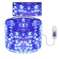 thumbnail image 2 of USB LED Light String Home Office Garden Waterproof Remote Control Timer Lamp String 20m 200LEDs Blue, 2 of 7