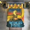 thumbnail image 7 of Dragon Wings Of Fire 3-Piece Bedding Set Duvet Cover Set Soft Warm And Comfortable Soft Bed Set with 1 Duvet Cover And 2 Pillowcases for Bedroom, 7 of 7