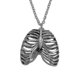 thumbnail image 4 of Corlour Metal Bone Necklace Human Rib Cage Anatomy Statement Pendants Choker Skull Jewelry Colar Drop Shipping---Product code 32592, 4 of 5