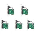 thumbnail image 1 of 5X RS232 -232 Serial Port COM & DB25 Printer Parallel Port to PCI-E PCI Express Card Adapter Converter, 1 of 8