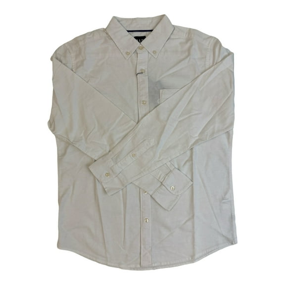 Gap Men's Long Sleeve Easy Relaxed Fit Button-Down Oxford Shirt (White, XXL)