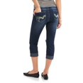 thumbnail image 2 of Maternity Full Panel 5 Pockets Distressed Capri Denim Jeans --Available in Plus Size, 2 of 2