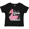 thumbnail image 3 of Inktastic Glam Pink Flamingo with Pearls Girls Toddler T-Shirt, 3 of 5