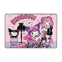 My Melody And Kuromi Rugs Washable Cover Floor Rug Carpets Bathroom Decorations For Kitchen Bedroom Indoor 36"X24"