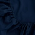 thumbnail image 3 of Fitted Sheet 1 Piece - 400 Thread Count & Breathable Fits Upto 15" Deep Pocket, 100% Egyptian Cotton Extra Long & All Around Elasticized Mattress Covers - Navy Blue Solid, Queen Size, 3 of 6