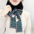 thumbnail image 4 of KuKuZhu Fashion Women Scarf New Leopard Print Scarf Women Winter Autumn Scarf Skinny Silk Scarf Female Neckerchief Scarves Wraps, 4 of 6