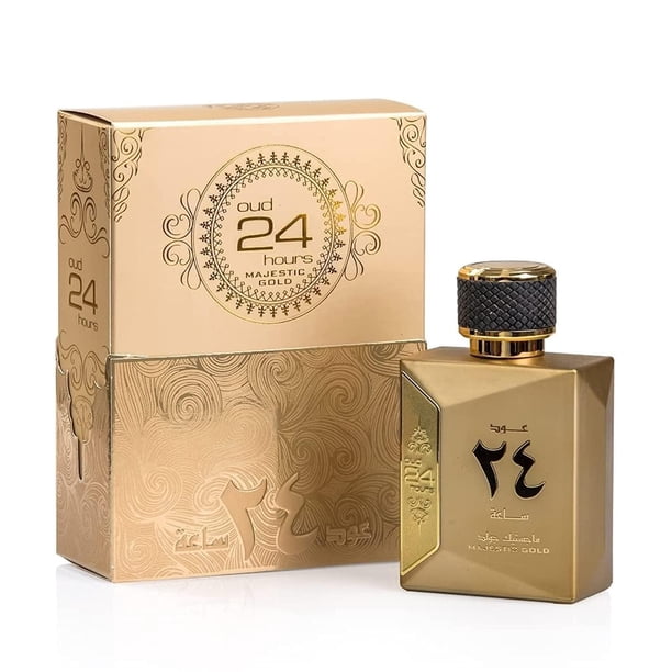 Perfume Ard Al Zaafaran Majestic Gold Oud 24 horas, 100 ml